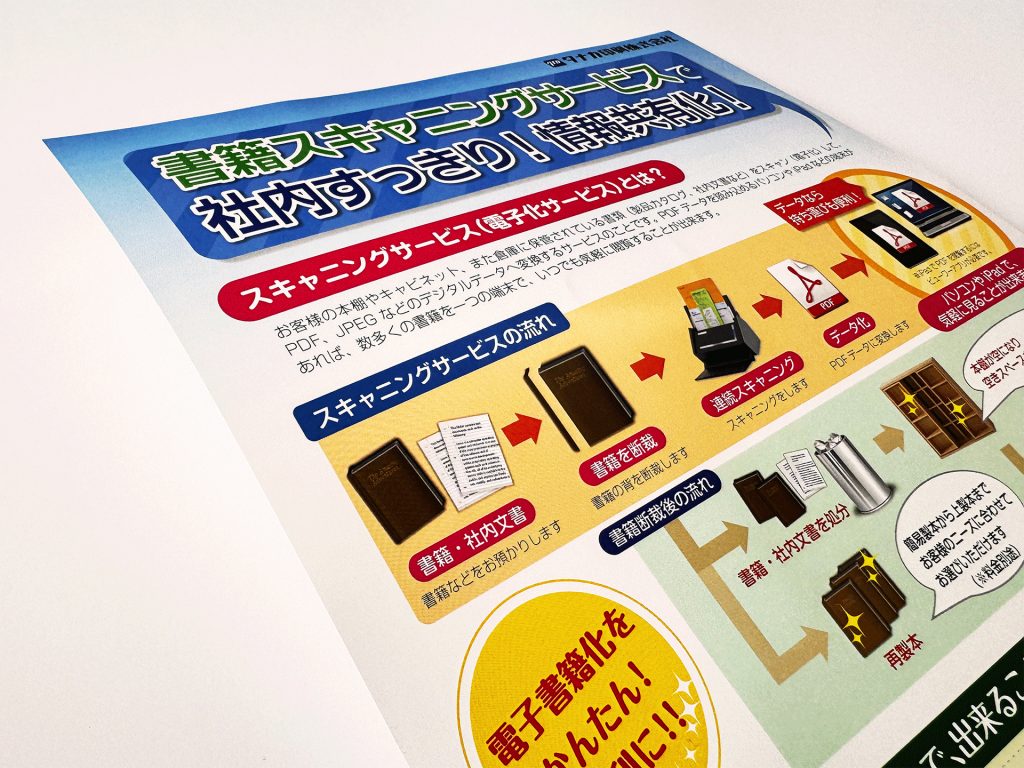 サービス紹介のチラシ